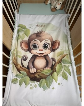 A PERSONNALISER : Couverture de lit Bébé