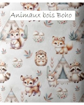 Panier de Rangement Animaux des bois Boho