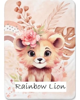 Couverture de lit "Rainbow Lion"