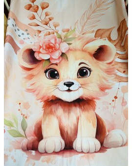 Couverture de lit "Rainbow Lion"