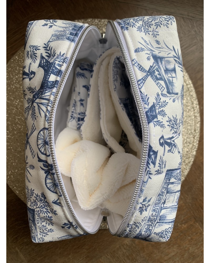 Coffret Trousse de Toilette Livia & ses accessoires "Paris Rétro"