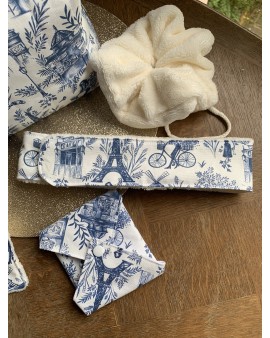 Coffret Trousse de Toilette Livia & ses accessoires "Paris Rétro"