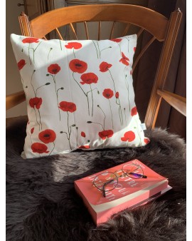 Coussin "Coquelicots"