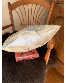 Coussin "Toile de Jouy Bleu"