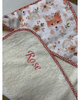 Cape de bain bébé Boho