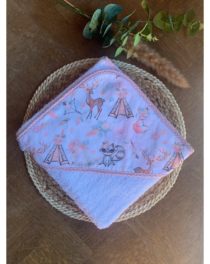 Cape de bain bébé Boho