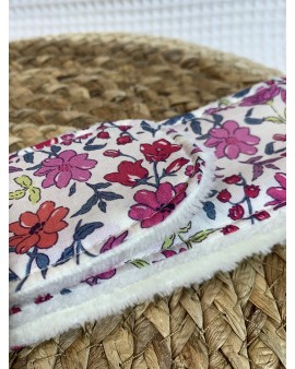 Bandeau de soin "Fleurs Roses"