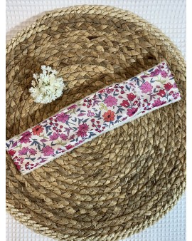 Bandeau de soin "Fleurs Roses"