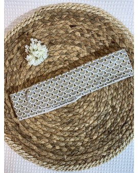 Bandeau de soin "Eventails Gris"