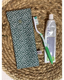 Pochette à brosse à dents "Vert"