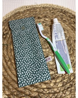 Pochette à brosse à dents "Vert"