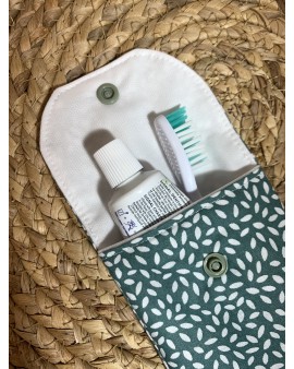 Pochette à brosse à dents "Vert"