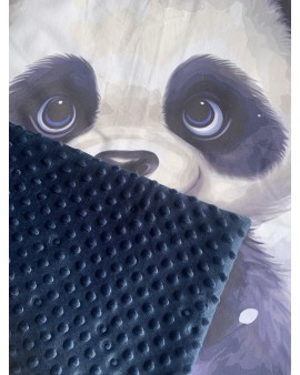 Couverture de lit bébé "Panda"