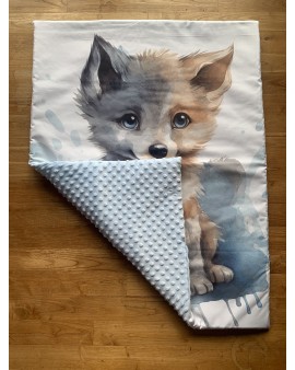 Couverture de lit bébé "Louveteau"