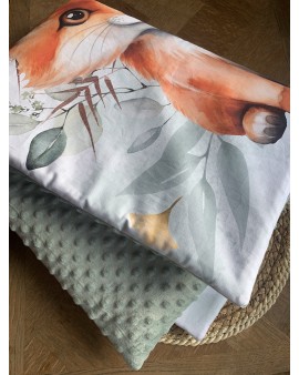 Couverture de lit bébé "Renard"