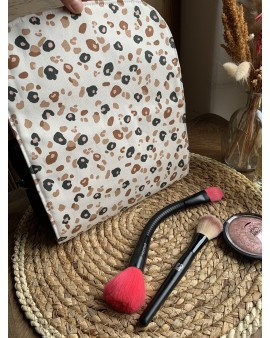 Trousse à maquillage Jade "Léopard"
