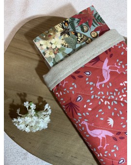 Pochette à livre de poche "Flamant"