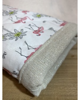 Pochette à livre de poche "Flamant Rose"
