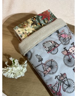 Pochette à livre de poche "Bicylcette"