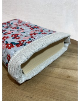 Pochette à livre de poche "Fleurs Japon"