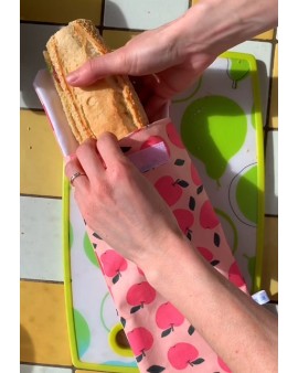 Pochette à sandwich "Bisous"