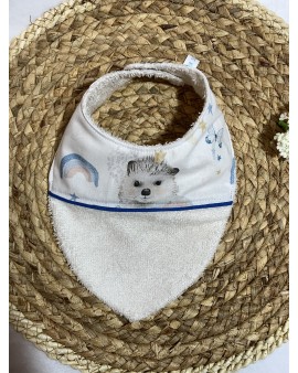 Bavoir Bandana "Loutre"