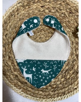 Bavoir Bandana "Animaux Forêt"
