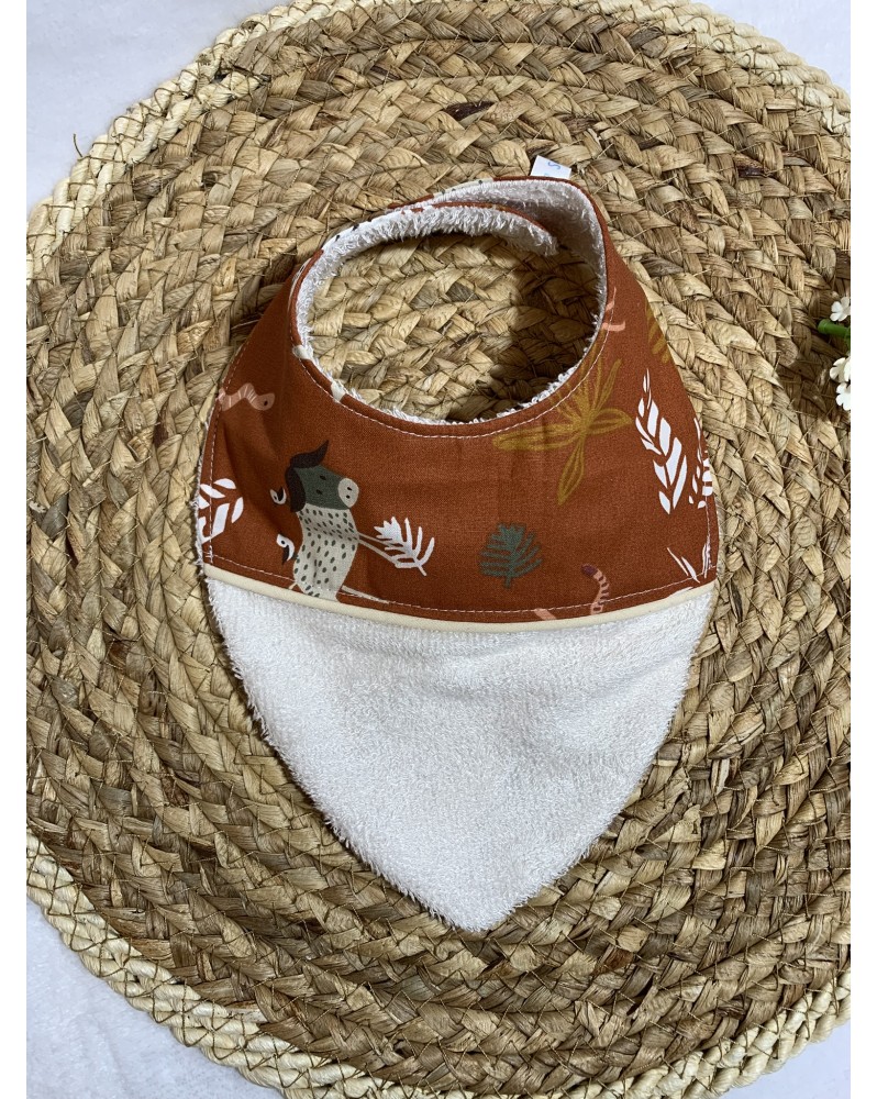 Bavoir Bandana "Animaux Savane 2"