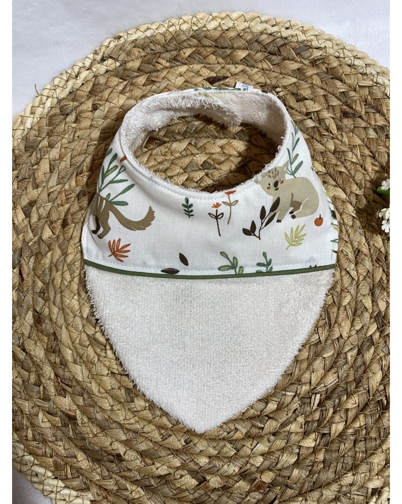 Bavoir Bandana "Animaux Exotiques"