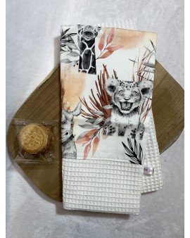 Serviette de table "Savane...