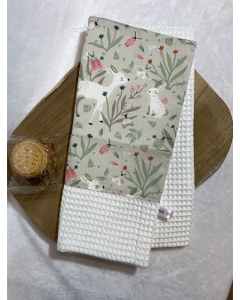 Serviette de table "Lapin...