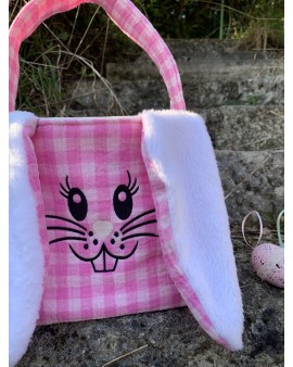 Panier Lapinou DGC Vichy Rose