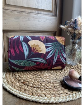Trousse à maquillage Jade "Bordeaux"
