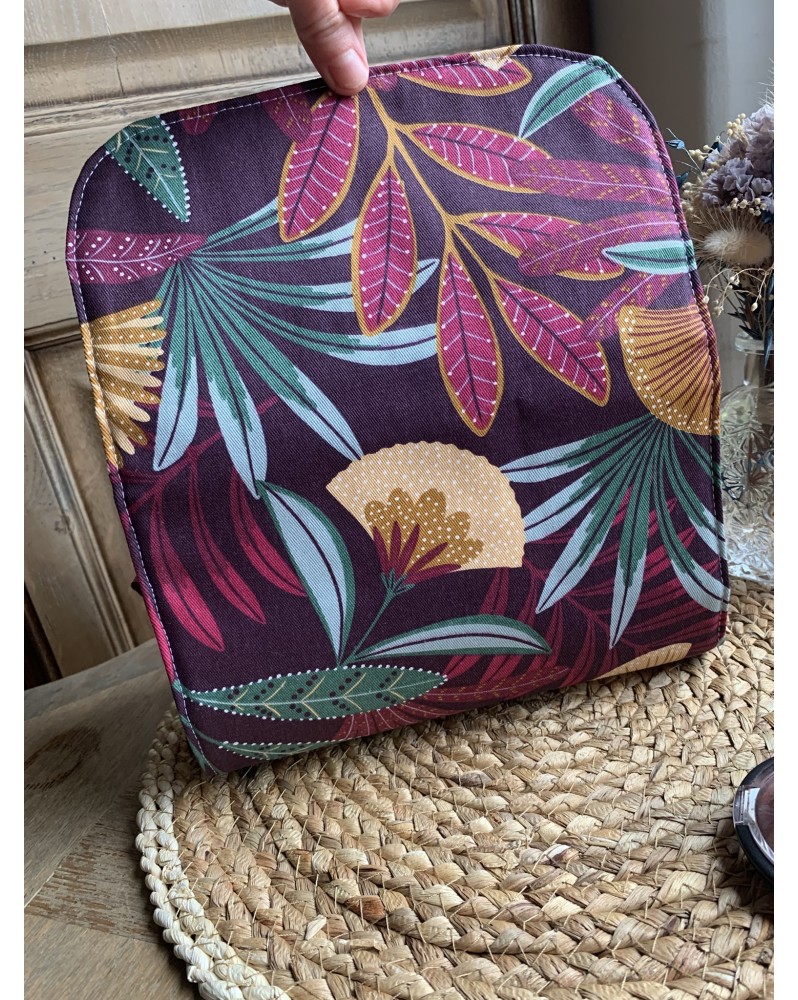 Trousse à maquillage Jade "Bordeaux"