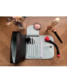 Trousse à maquillage Jade "Bleue"