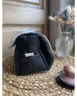 Trousse à maquillage Jade "Bleue"