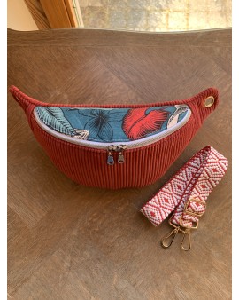 Sac Banane Zoé "Velours...