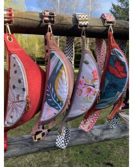 Sac Banane Zoé "Velours Rose"
