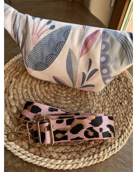 Sac Banane Zoé Jeans "Bleu/Mauve"