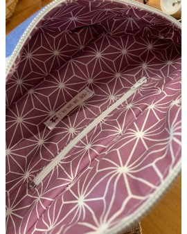 Sac Banane Zoé Jeans "Bleu/Mauve"