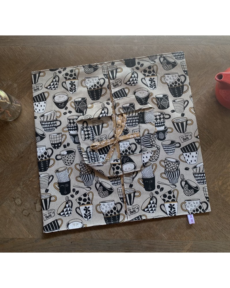 Sac à tarte "Tasses"