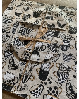 Sac à tarte "Tasses"