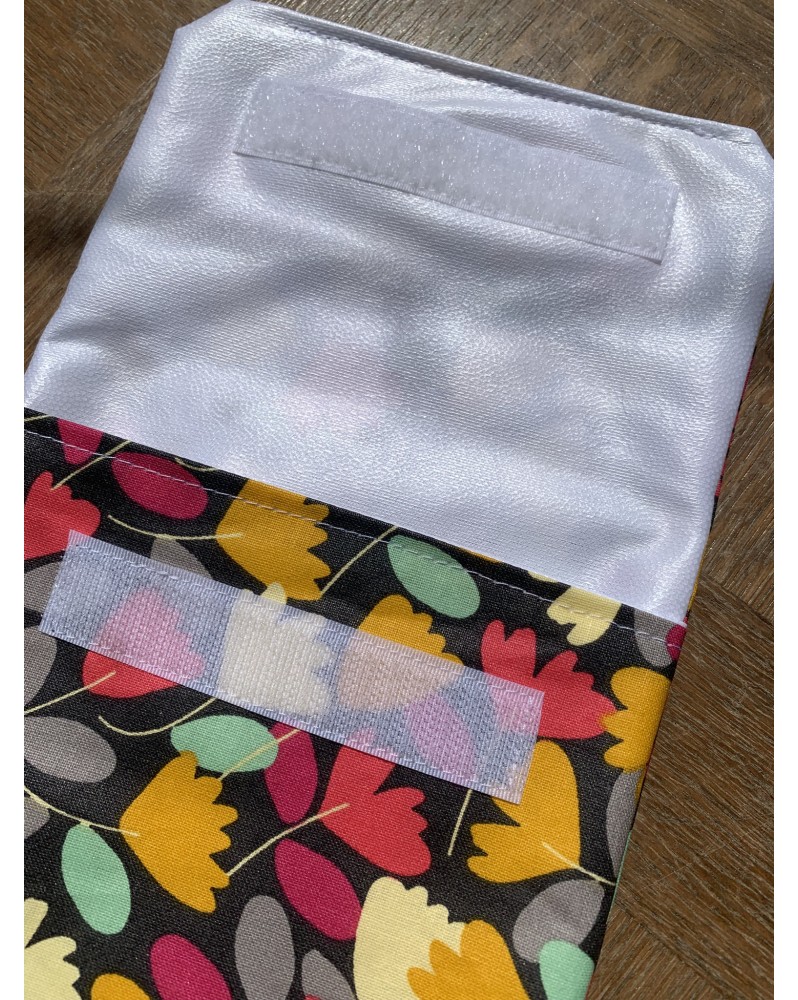 Pochette à sandwich "Orange Vert Rose"