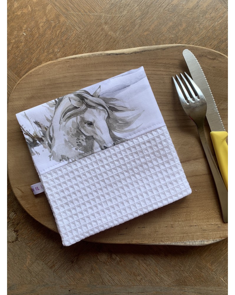 Serviette de table "Cheval Sauvage"