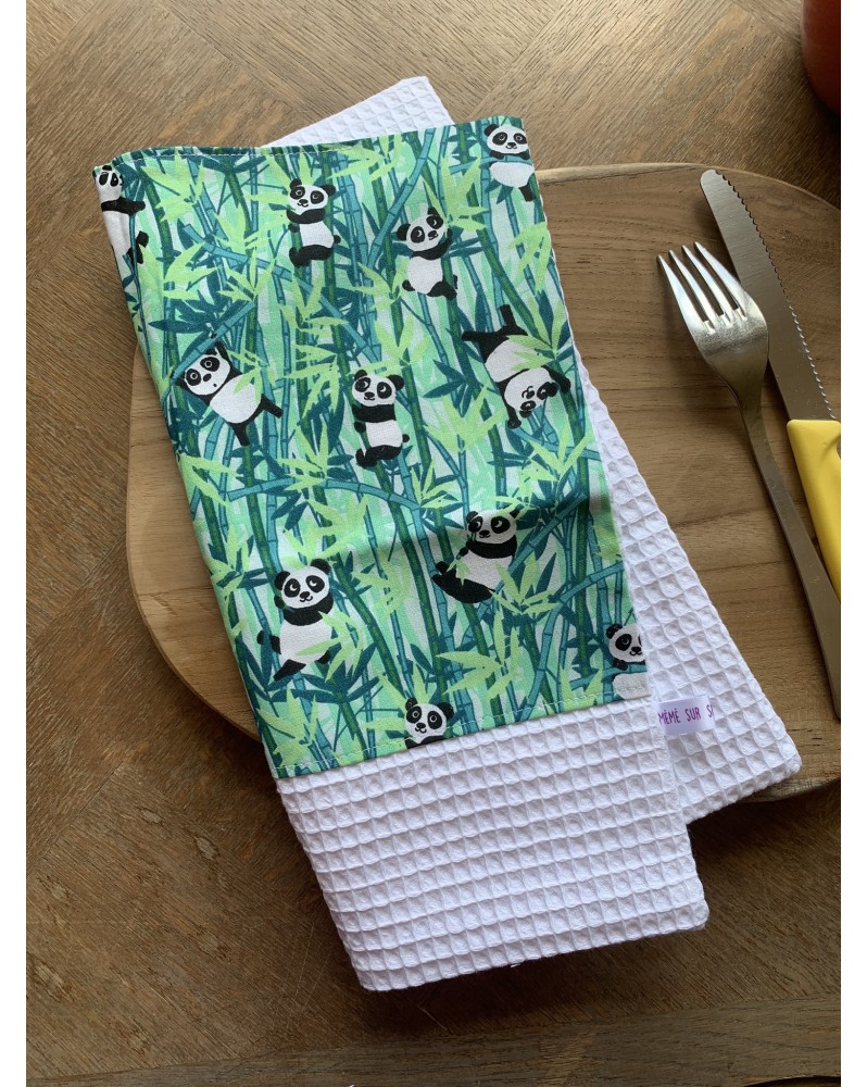 Serviette de table "Petit panda"