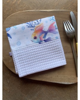 Serviette de table "Aquatique"