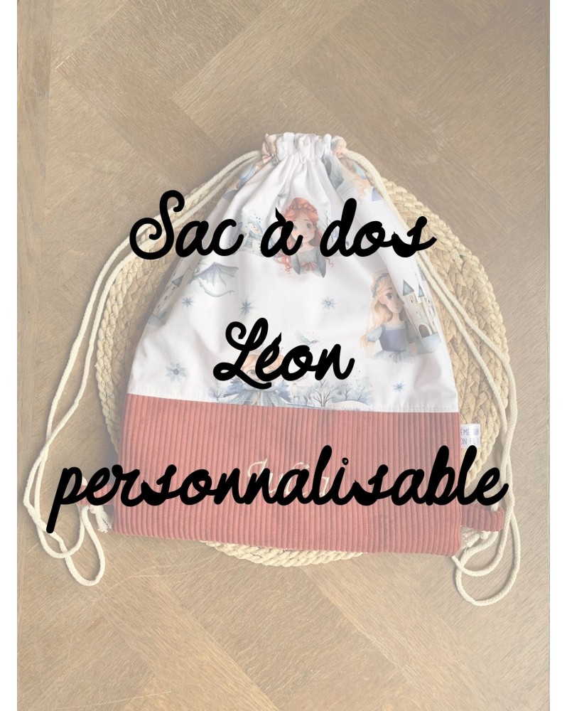 A PERSONNALISER : Sac à dos Pochon Léon