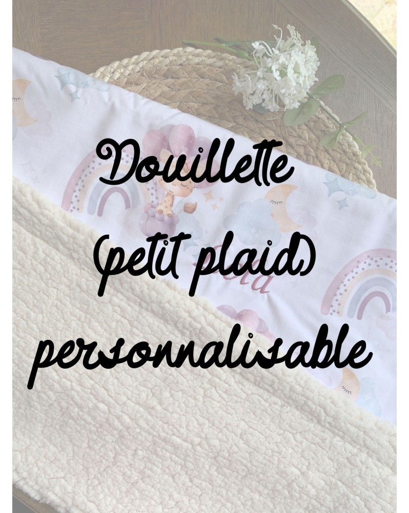 A PERSONNALISER : Douillette, la couverture pratique