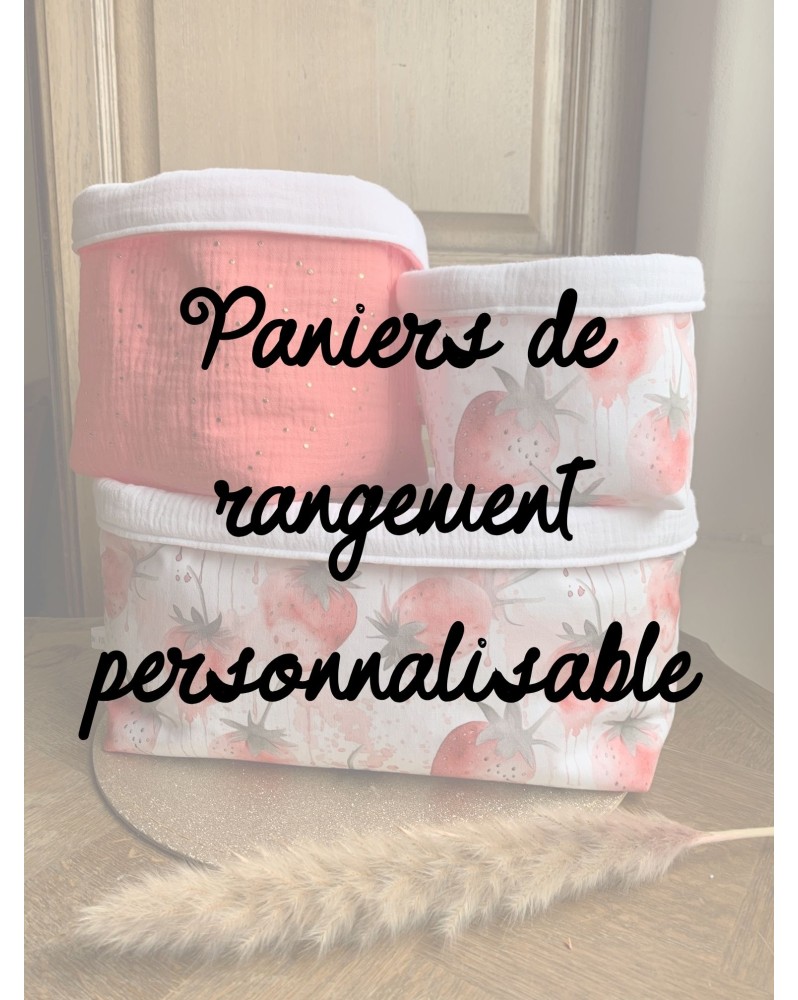 A PERSONNALISER : Panier de Rangement