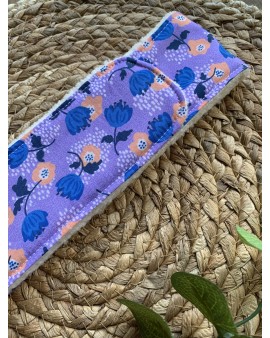 Bandeau de soin "Fleurs bleues"